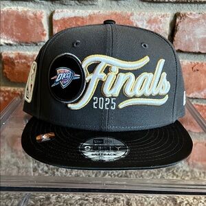 New Era Oklahoma City Okc Thunder Basketball NBA Finals 2025 Snapback Hat